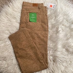 URBAN OUTFITTERS BDG HIGH RISE REPTILE DENIM